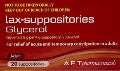 Glycerol Lax Suppolsitories Glycerol 70%w/w 4g 20s