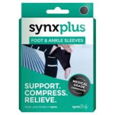 Synxplus Foot & Ankle Sleeve XL Black
