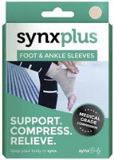 Synxplus Foot & Ankle Sleeve Large Nude