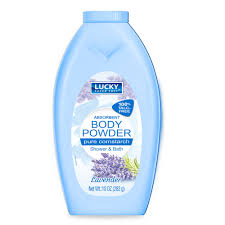 Lucky Corn Starch Talc Lavender 283g