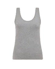 Boody Tank Top Light Grey Large