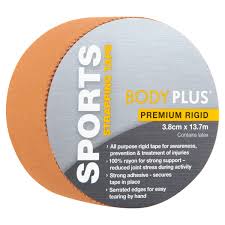 Body Plus Sports Tape Premium Rigid 3.8cm Body Plus