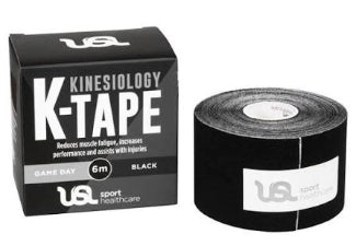 Kinesiology Economy K Tape Black 5cm x 6m