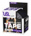 USL Premium 3NS Kinesology Tape Black 5cmx5m