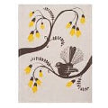 Piwakawaka/Kowhai Tea Towel