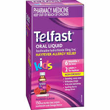 Telfast Oral Liquid Suspension Kids Raspberry 150ml