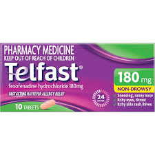 Telfast 180mg Tabs 10s