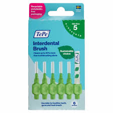 Tepe Interdental Brush Green 0.8mm 6pk