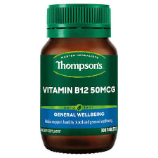 Thompsons B12 50mcg 100tabs