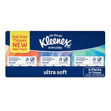 Kleenex Ultra Soft Pocket 10x6pk