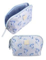 Tender Love &amp; Carry Blue Bow - Rollup Toilet Bag