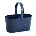Candy Metal Tote Navy