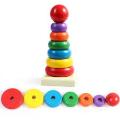 Wooden Rainbow Tower