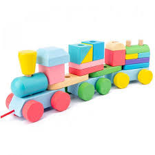 Wooden Train Blocks