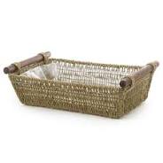 Seagrass Rectangle Tray Natural