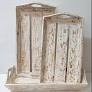 Rustic Wooden Trays - Med