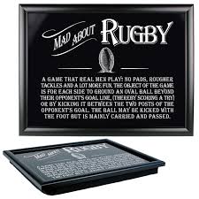 Ultimate Gift For Man Lap Tray Rugby