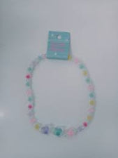 Twinkle & Twirl Flower Cord Necklace Rainbow