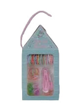 Twinkle & Twirl Hair Tie Set with Clip Pastel