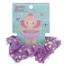 Twinkle & Twirl Sequin Scrunchie Lilac