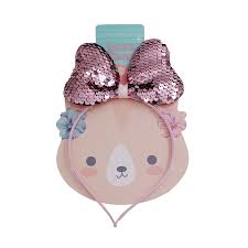 Twinkle & Twirl Bow Aliceband Pink