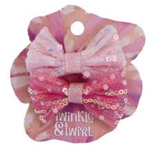 Twinkle & Twirl Crown Slides 2pc Pink