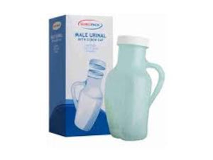 SP Male Urinal with Handle & Lid