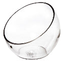 Glass Diagonal Cut Vase