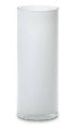 Cylinder Vase Large Opal White Glass 30X10CM