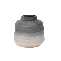 Ombre Vase Grey/White