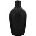 Bud Vase Matt Black 9 x 18