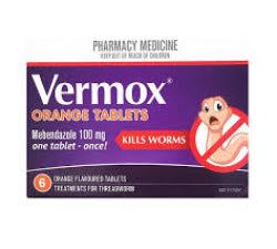 Vermox Tabs 100mg 6