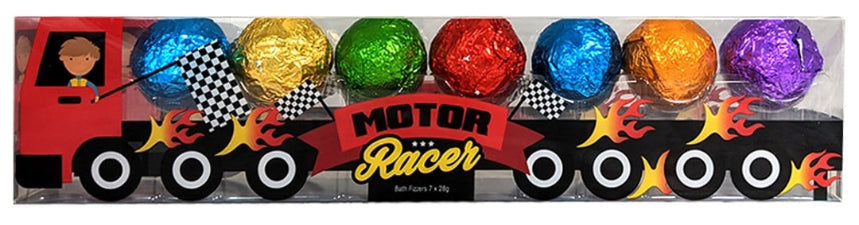 Motor Racer Track Bath Bomb 7pc