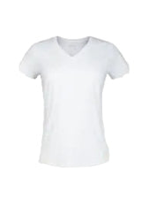 Boody Women V-Neck T-Shirt White XLarge