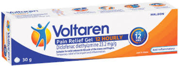 Voltaren Pain Relief Gel 12 Hourly 30g