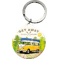 VW Bulli - Lets Get Away Key Ring