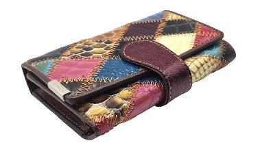 Zoes Ladies Leather Wallet Multi