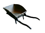 Cast Iron Wheelbarrow Planter