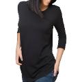 BOODY 3/4 Sleeve Top Black Large