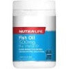 Nutra-Life Fish Oil 1500mg +Vitamin D 180caps