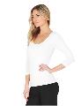 BOODY 3/4 Sleeve Top White Med