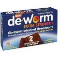 DE-WORM Extra Str 500mg Choc Chew 2s