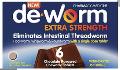 DE-WORM Extra Str 500mg Choc Chew 6s